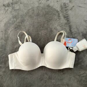 NWT Cacique Bra6 Multi-Way Bra White Women's size 44C